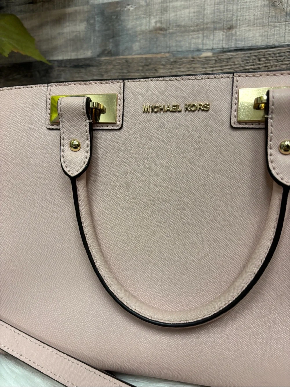 Michael Kors Pink w/ Gold Hardware Versatile Bag